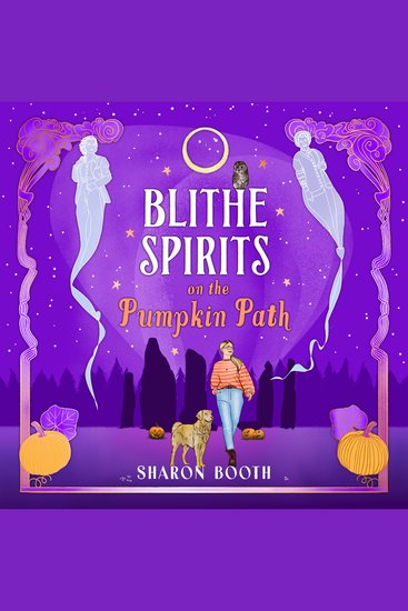 Blithe Spirits on the Pumpkin Path - A BRAND NEW spellbinding cozy Halloween romance from Sharon Booth for 2026 - cover