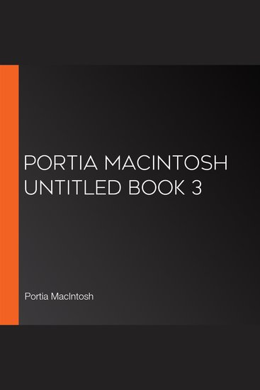 Portia MacIntosh Untitled Book 3 - cover