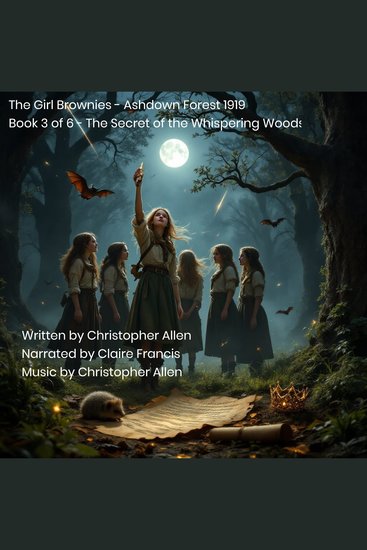 Girl Brownies The - Ashdown Forest 1919 - Book 3 of 6 - The Secret of the Whispering Woods - cover
