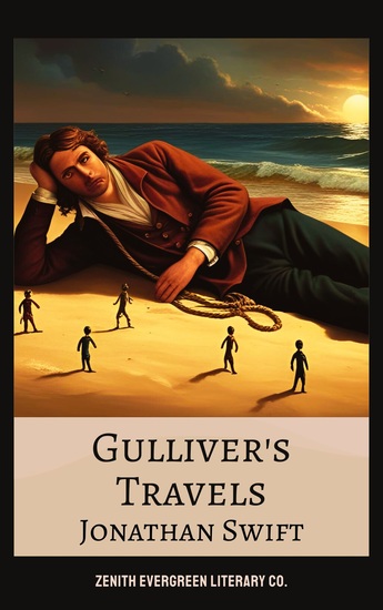 Gulliver's Travels - A Satirical Voyage Through Fantasy Politics and Human Nature - cover