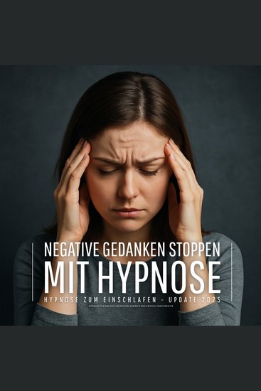 Negative Gedanken stoppen mit Hypnose (Hypnose zum Einschlafen - Update 2025) - Glücklich sein und neue Lebensfreude gewinnen durch mentale Transformation - cover