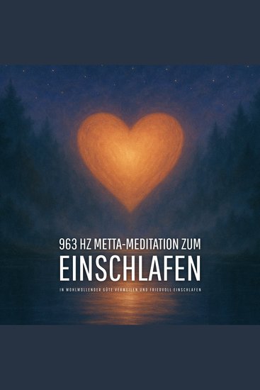 963 Hz Metta-Meditation zum Einschlafen - In wohlwollender Güte verweilen und friedvoll einschlafen - cover