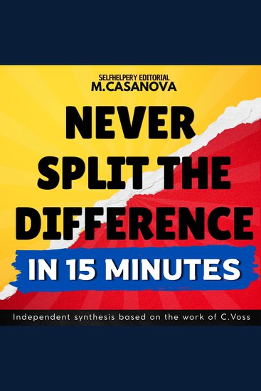 Never Split the Difference - In 15 Minutes - cover