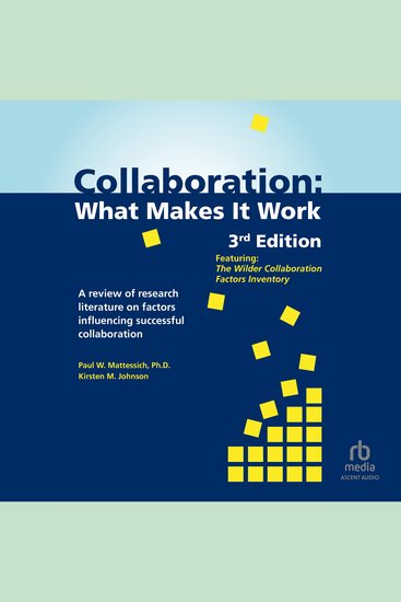 Collaboration - What Makes It Work 3rd Edition - cover