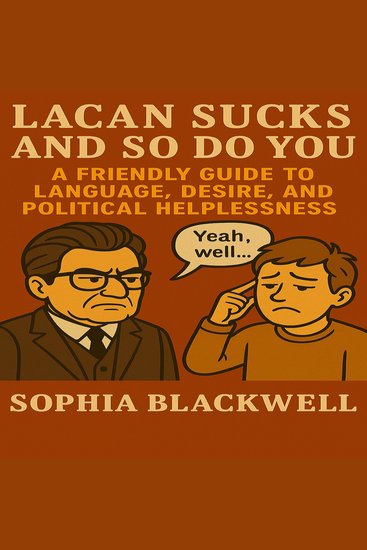 Lacan Sucks and So Do You - A Friendly Guide to Language Desire and Political Helplessness - cover