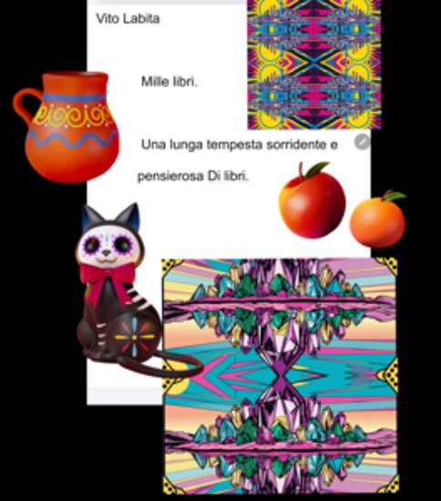 Mille libri Una lunga tempesta sorridente e pensierosa Di libri - cover