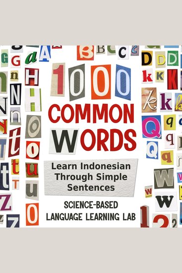 1000 Common Words - Learn Indonesian Through Simple Sentences - cover