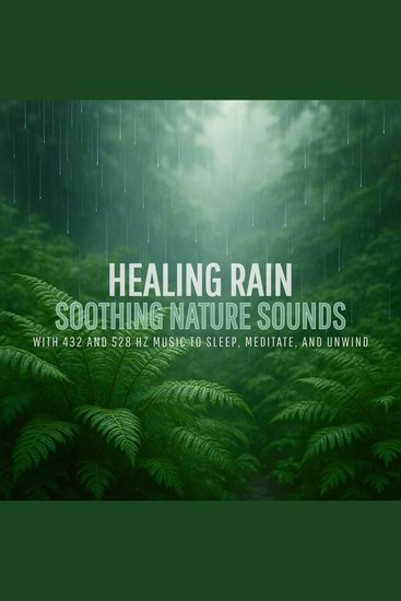 Healing Rain – Soothing Nature Sounds with 432 and 528 Hz Music to Sleep Meditate and Unwind - Deep Sleep Stress Relief Emotional Healing and Mindful Relaxation - cover