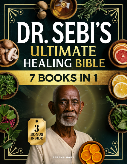 Dr Sebi’s Ultimate Healing Bible - 7 in 1 – The Complete Collection of Alkaline Herbal Remedies Detox Diets and Natural Cures to Reverse Diabetes Herpes and Other Chronic Diseases for a Disease-Free Life - cover
