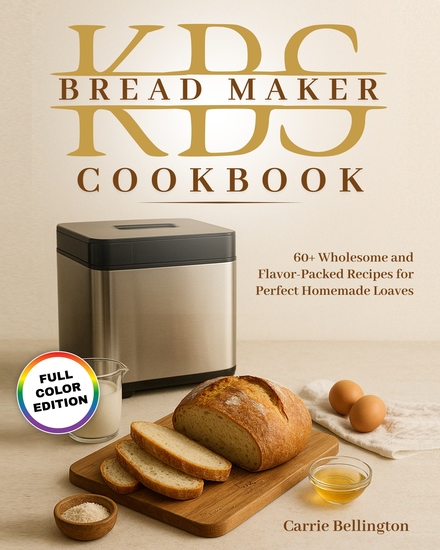 KBS Bread Maker cookbook - 60+ Wholesome and Flavor-Packed Recipes for Perfect Homemade Loaves - cover