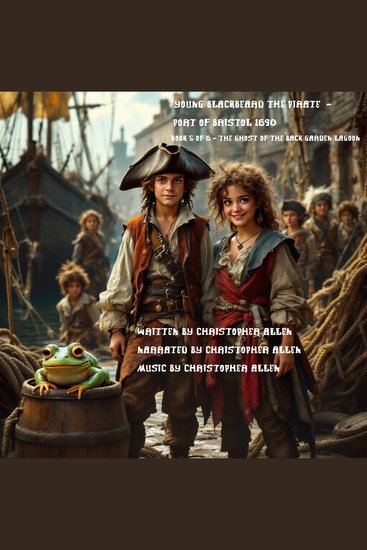 Young Blackbeard the Pirate - Port of Bristol 1690 - Book 5 of 6 - The Ghost of the Back Garden Lagoon - cover