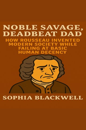 Noble Savage Deadbeat Dad - How Rousseau Invented Modern Society While Failing at Basic Human Decency - cover