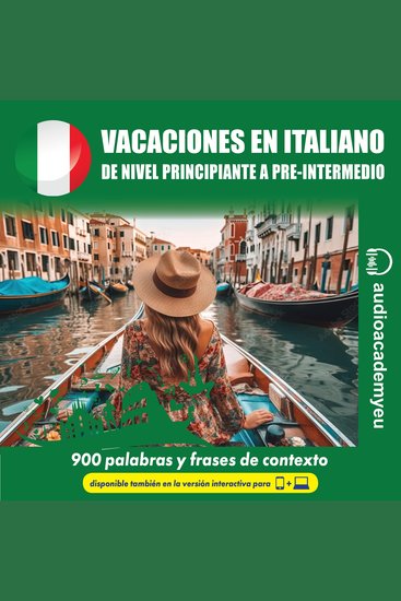 Vacaciones en italiano - cover