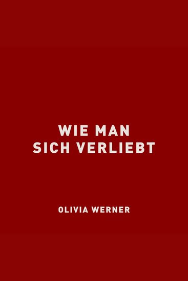 Wie man sich verliebt - cover