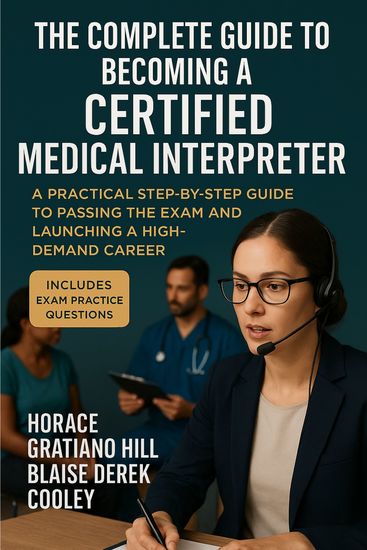The Complete Guide to Becoming a Certified Medical Interpreter - A Practical Step-by-Step Guide to Passing the Exam and Launching a High-Demand Career - cover
