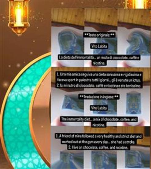 La dieta dell'immortalità un misto di cioccolato caffè e nicotina - cover