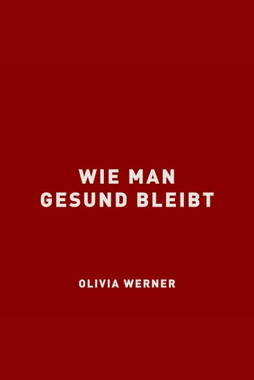 Wie man gesund bleibt - cover