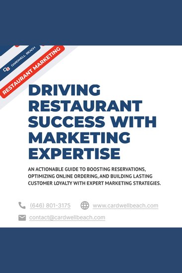Driving Restaurant Success with Marketing Expertise - cover