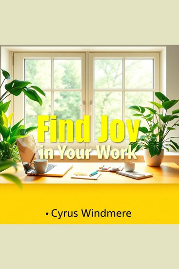 Find Joy in Your Work - Revitalize your career through inspiration and purpose - cover