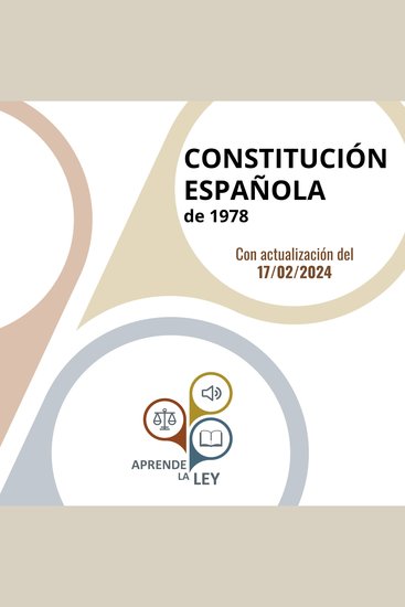 Constitución Española de 1978 - con actualización del 17 02 2024 - cover