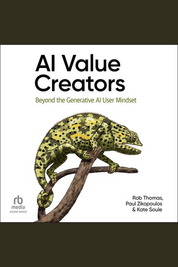AI Value Creators - Beyond the Generative AI User Mindset - cover