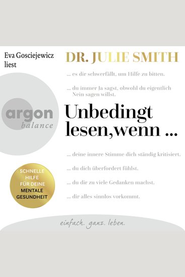 Unbedingt lesen wenn - Schnelle Hilfe für deine mentale Gesundheit (Ungekürzte Lesung) - cover