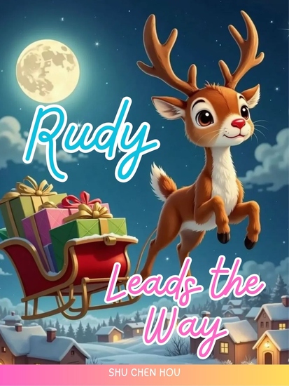 Rudy Leads the Way - A Heartwarming Christmas Tale of Courage Kindness and One Very Bright Nose - cover