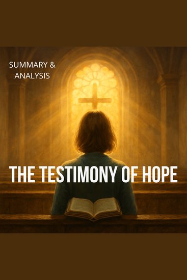 Testimony of Hope The: Book summary & analysis - cover