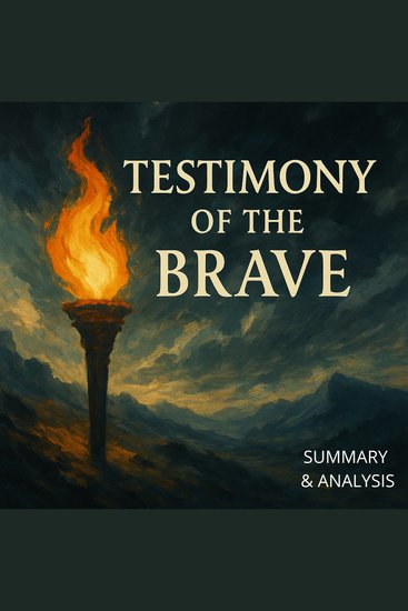 Testimony of the Brave: Book summary & analysis - cover