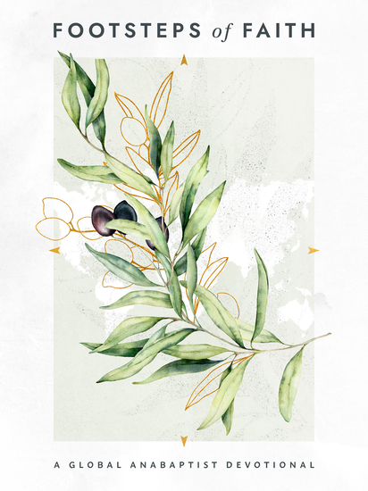 Footsteps of Faith - A Global Anabaptist Devotional - cover