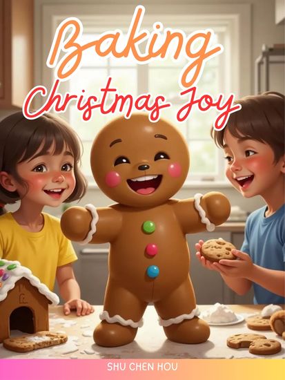 Baking Christmas Joy - A Gingerbread Man’s Sweet Adventure of Sharing Friendship and Holiday Cheer - cover
