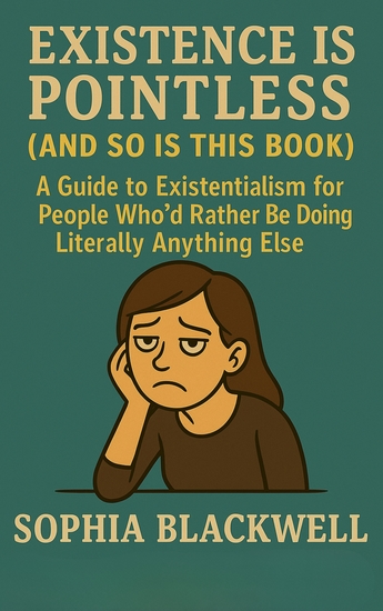 Existence Is Pointless - A Guide to Existentialism for People Who'd Rather Be Doing Literally Anything Else - cover