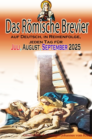 Das Römische Brevier auf Deutsch in Reihenfolge jeden Tag für Juli August September 2025 - cover