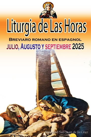 Liturgia de las Horas Breviario romano en español en orden todos los días de julio agosto septiembre de 2025 - cover