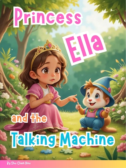 Princess Ella and the Talking Machine - A Magical Tale of Riddles Friendship and the Power of Knowledge - cover