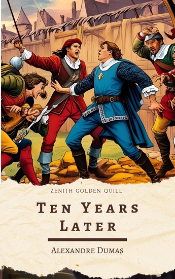 Ten Years Later - A D'Artagnan Adventure in the Musketeer Saga by Alexandre Dumas - cover