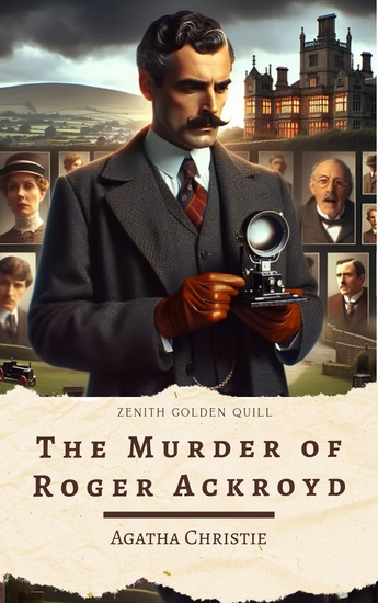 The Murder of Roger Ackroyd - A Hercule Poirot Mystery by Agatha Christie — The Most Shocking Twist in Detective Fiction - cover