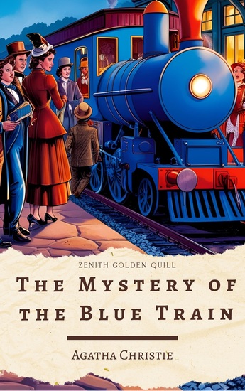 The Mystery of the Blue Train - A Hercule Poirot Classic by Agatha Christie - cover