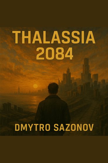 "Thalassia: 2084" - a science fiction novel post-cyberpunk and social dystopia - cover