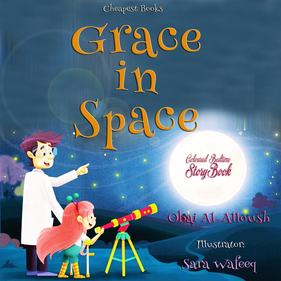 Grace in Space - "Coloured Bedtime StoryBook" - cover