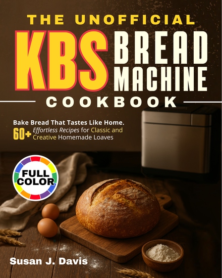 The Unofficial KBS Bread Machine Cookbook - Bake Bread That Tastes Like Home | 60+ Effortless Recipes for Classic and Creative Homemade Loaves - cover