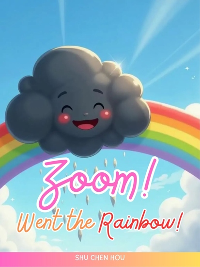 Zoom! Went the Rainbow! - A Cheerful Journey of Colors and Friendship - cover