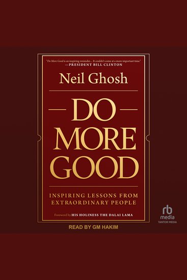 Do More Good - Inspiring Lessons from Extraordinary People - cover