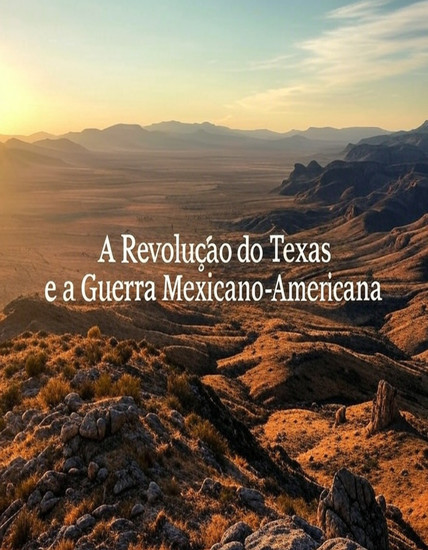 A Revolução do Texas e a Guerra Mexicano-Americana - A História e o Legado dos Conflitos que Levaram à Cessão do Sudoeste Americano pelo México - cover