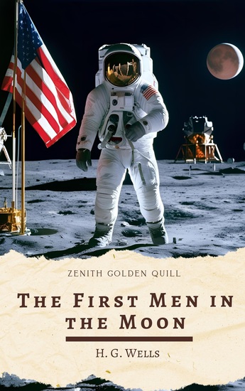 The First Men in the Moon - H G Wells' Groundbreaking Sci-Fi Journey to a Hidden Lunar Civilization - cover