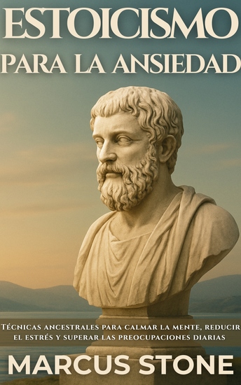 Estoicismo Para La Ansiedad - Técnicas ancestrales para calmar la mente reducir el estrés y superar las preocupaciones diarias - cover