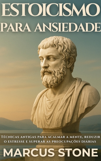 Estoicismo Para Ansiedade - Técnicas antigas para acalmar a mente reduzir o estresse e superar as preocupações diárias - cover