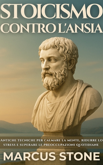 Stoicismo Contro L'ansia - Antiche tecniche per calmare la mente ridurre lo stress e superare le preoccupazioni quotidiane - cover
