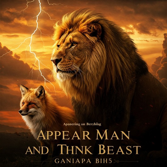 Appear Man and Think Beast - cover