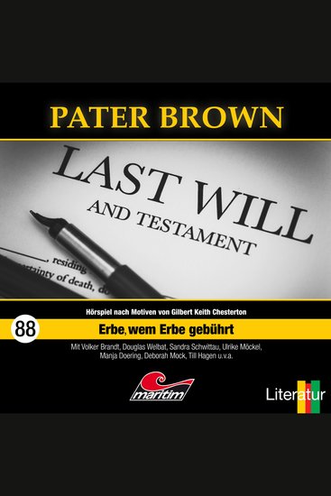 Pater Brown Folge 88: Erbe wem Erbe gebührt (ungekürzt) - cover